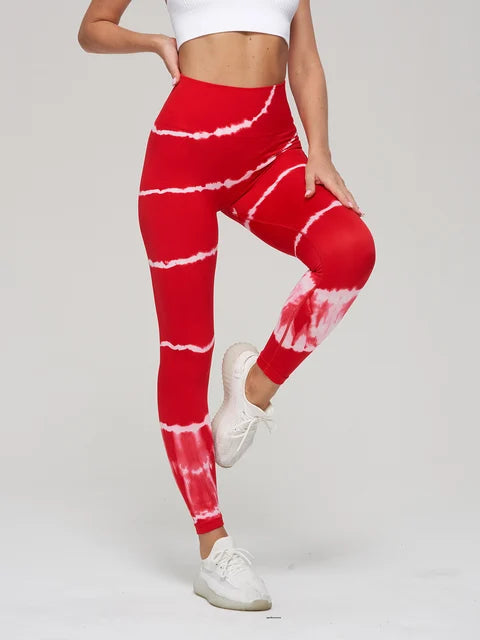 Get trendy with Thick Thigh Seamless Tie Dye Leggings - Leggings available at Hot Trends Online. Shop Now!