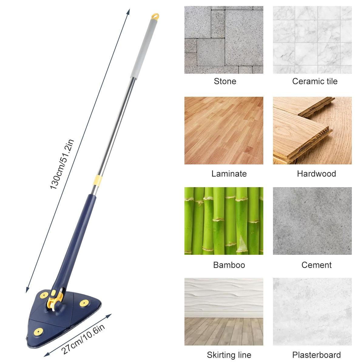 Get trendy with Self-Squeeze Triangular Mop - Mop available at Hot Trends Online. Shop Now!