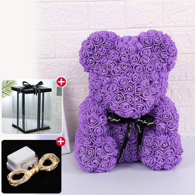 Get trendy with Wedding Decoration Rose Bear - Gift available at Hot Trends Online. Shop Now!