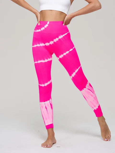 Get trendy with Thick Thigh Seamless Tie Dye Leggings - Leggings available at Hot Trends Online. Shop Now!