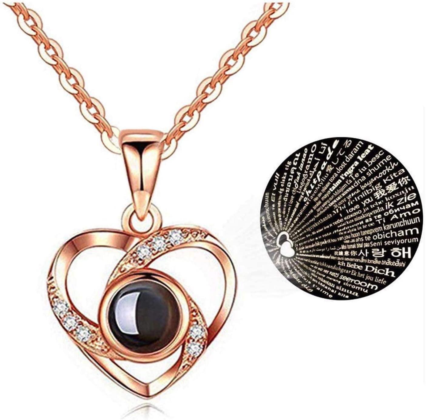 Get trendy with Preserved Real Rose Drawer with Heart Necklace - Necklace available at Hot Trends Online. Shop Now!