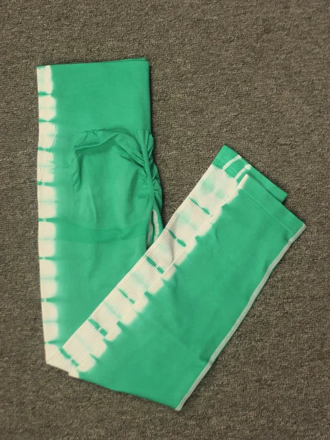 Get trendy with Thick Thigh Seamless Tie Dye Leggings - Leggings available at Hot Trends Online. Shop Now!