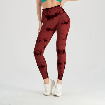 Thick Thigh Seamless Tie Dye Leggings - Premium Leggings - Just $27.93! Shop now at Hot Trends Online