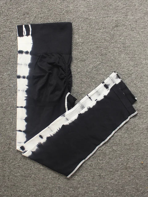 Get trendy with Thick Thigh Seamless Tie Dye Leggings - Leggings available at Hot Trends Online. Shop Now!