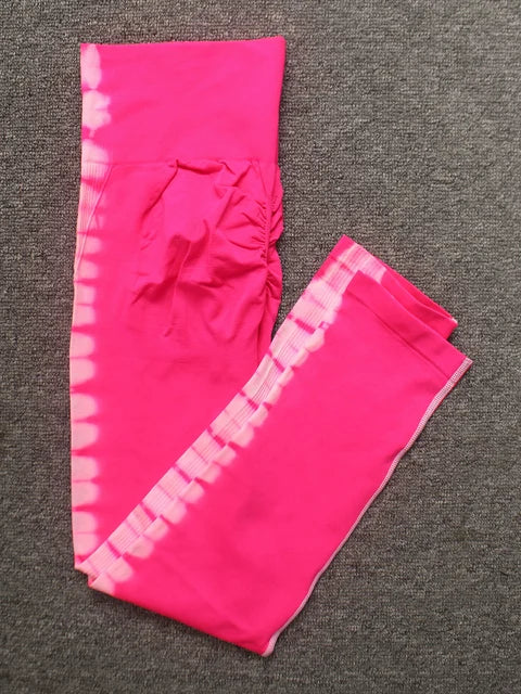 Get trendy with Thick Thigh Seamless Tie Dye Leggings - Leggings available at Hot Trends Online. Shop Now!