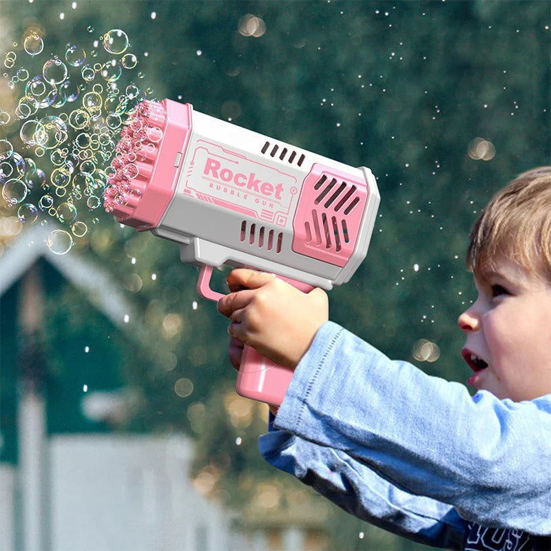 Get trendy with Rocket Pink Bubble Gun For Kids - Hot Trends Online - Kids available at Hot Trends Online. Shop Now!
