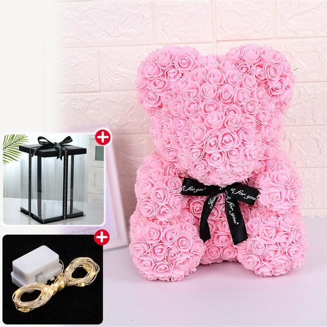 Get trendy with Wedding Decoration Rose Bear - Gift available at Hot Trends Online. Shop Now!