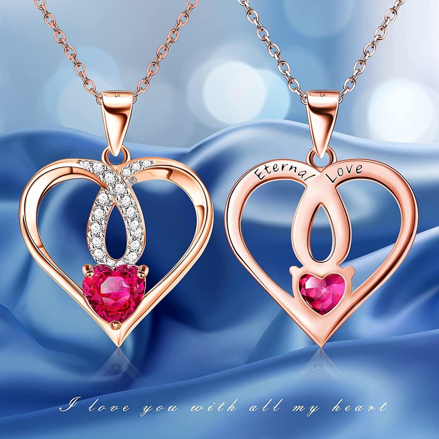 Get trendy with Preserved Teal Real Rose with Eternal Love Necklace - available at Hot Trends Online. Shop Now!