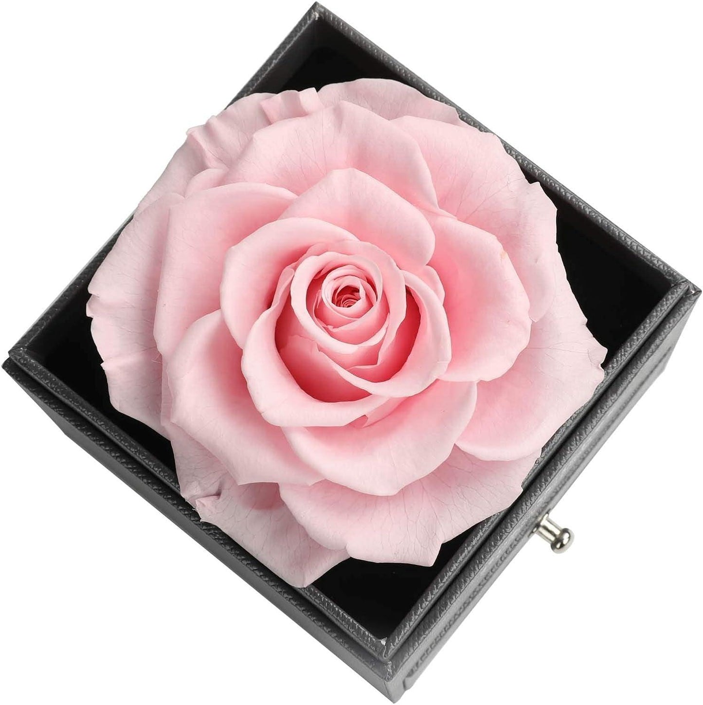 Get trendy with Preserved Real Rose Drawer with Heart Necklace - Necklace available at Hot Trends Online. Shop Now!