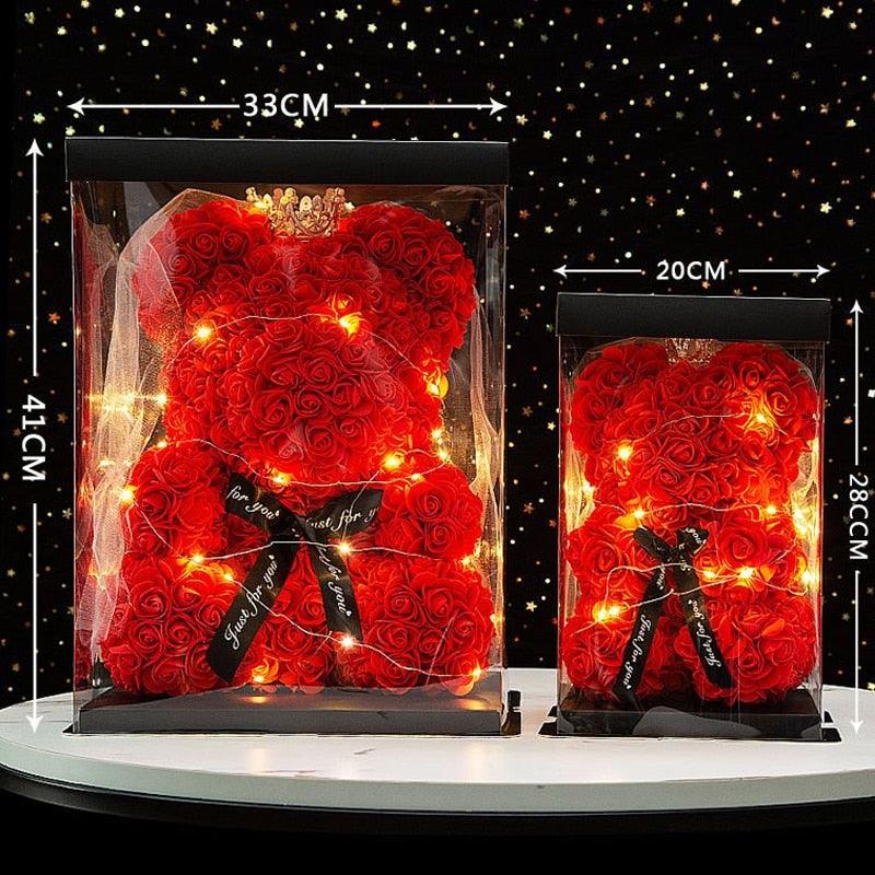 Get trendy with Wedding Decoration Rose Bear - Gift available at Hot Trends Online. Shop Now!