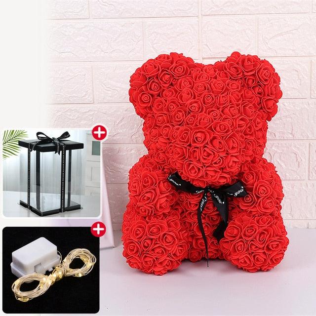 Get trendy with Wedding Decoration Rose Bear - Gift available at Hot Trends Online. Shop Now!
