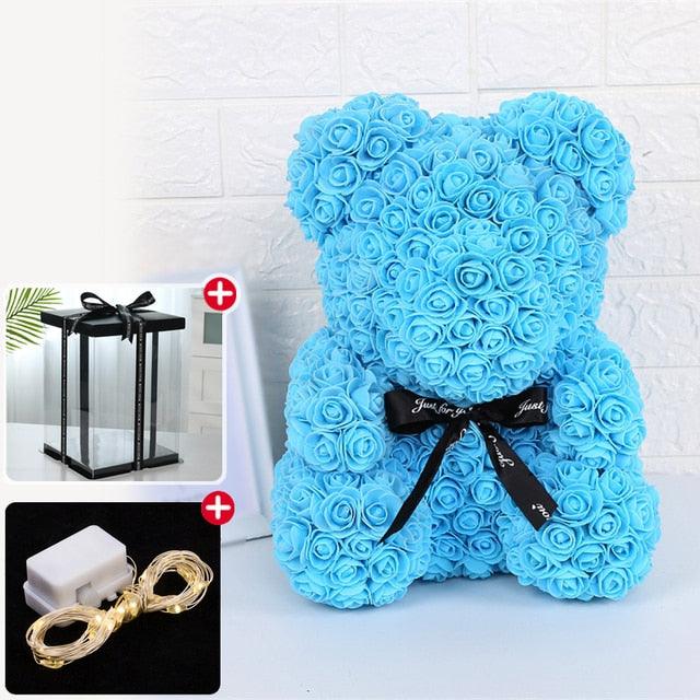 Get trendy with Wedding Decoration Rose Bear - Gift available at Hot Trends Online. Shop Now!