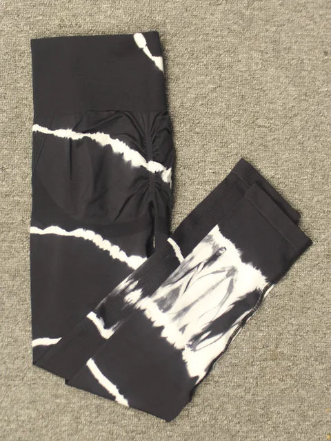 Get trendy with Thick Thigh Seamless Tie Dye Leggings - Leggings available at Hot Trends Online. Shop Now!