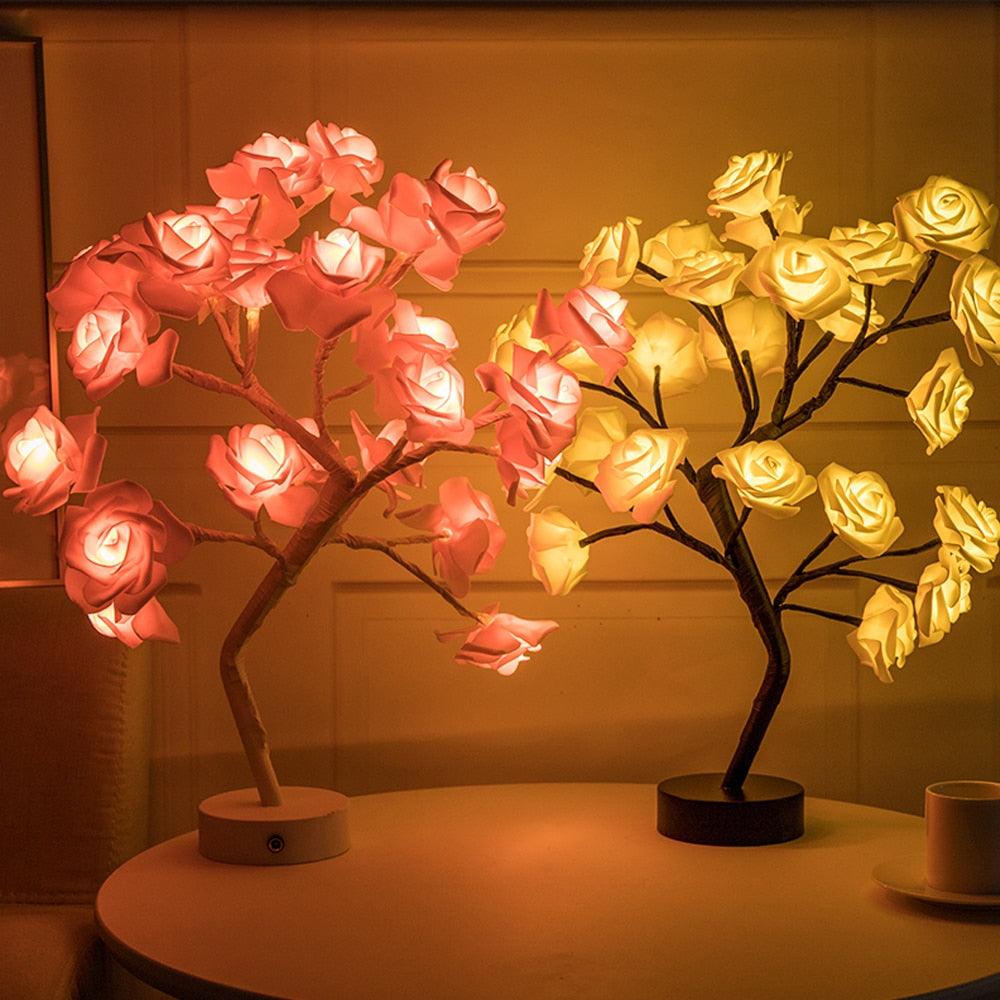 Get trendy with LED Rose Flower Table Lamp - Romantic Gifts available at Hot Trends Online. Shop Now!
