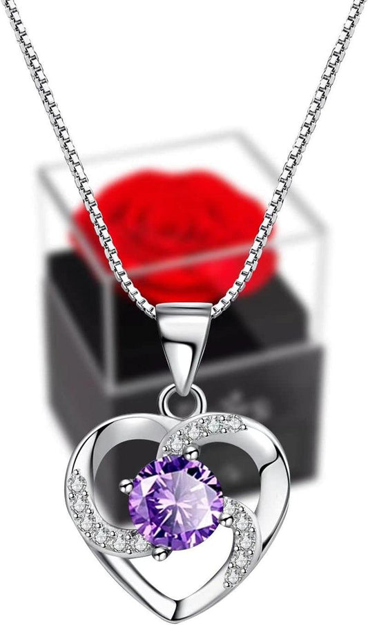 Preserved Real Forever Rose with Necklace - Premium Necklace - Just $165.01! Shop now at Hot Trends Online