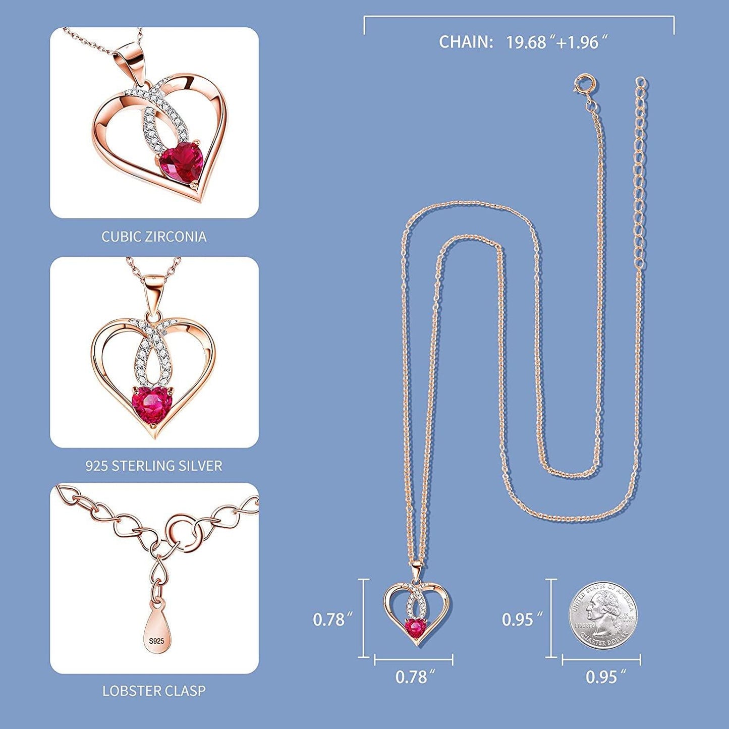 Get trendy with Preserved Teal Real Rose with Eternal Love Necklace - available at Hot Trends Online. Shop Now!