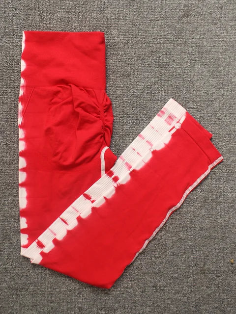 Get trendy with Thick Thigh Seamless Tie Dye Leggings - Leggings available at Hot Trends Online. Shop Now!