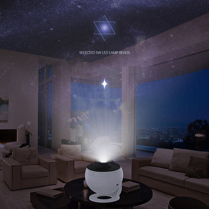 360° Rotate Galaxy Projector Night Light - Starry Sky Planetarium Lamp for Kids Bedroom