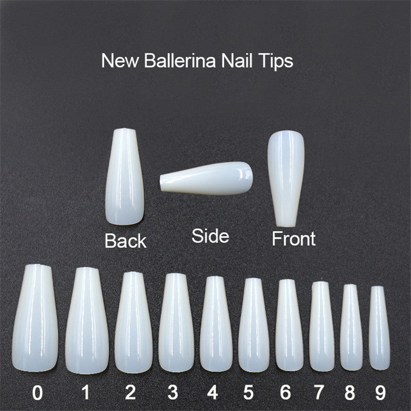 500 Transparent natural color ballet fake nails - Premium Nails - Just $12.99! Shop now at Hot Trends Online