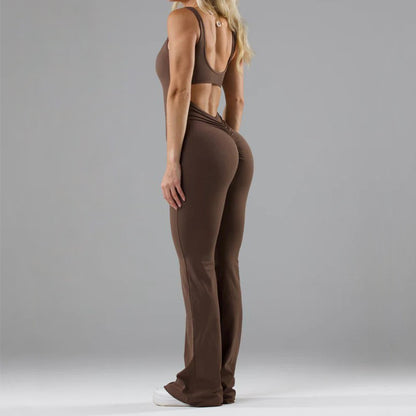 Get trendy with Tight Yoga Bodysuit Casual Hollow Seamless Womens Clothing - Clothing available at Hot Trends Online. Shop Now!