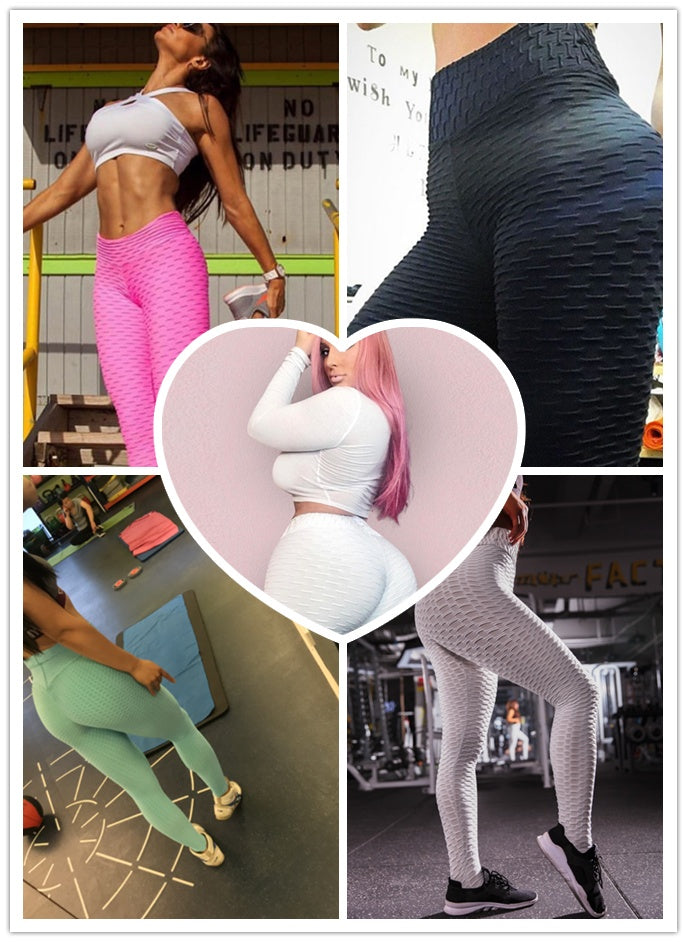 Get trendy with Booty Lifting Anti Cellulite Scrunch Leggings - Leggings available at Hot Trends Online. Shop Now!