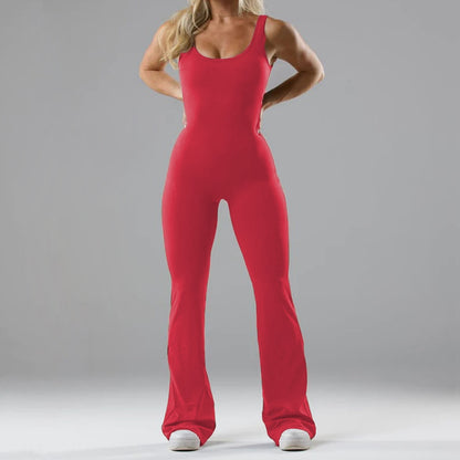 Get trendy with Tight Yoga Bodysuit Casual Hollow Seamless Womens Clothing - Clothing available at Hot Trends Online. Shop Now!