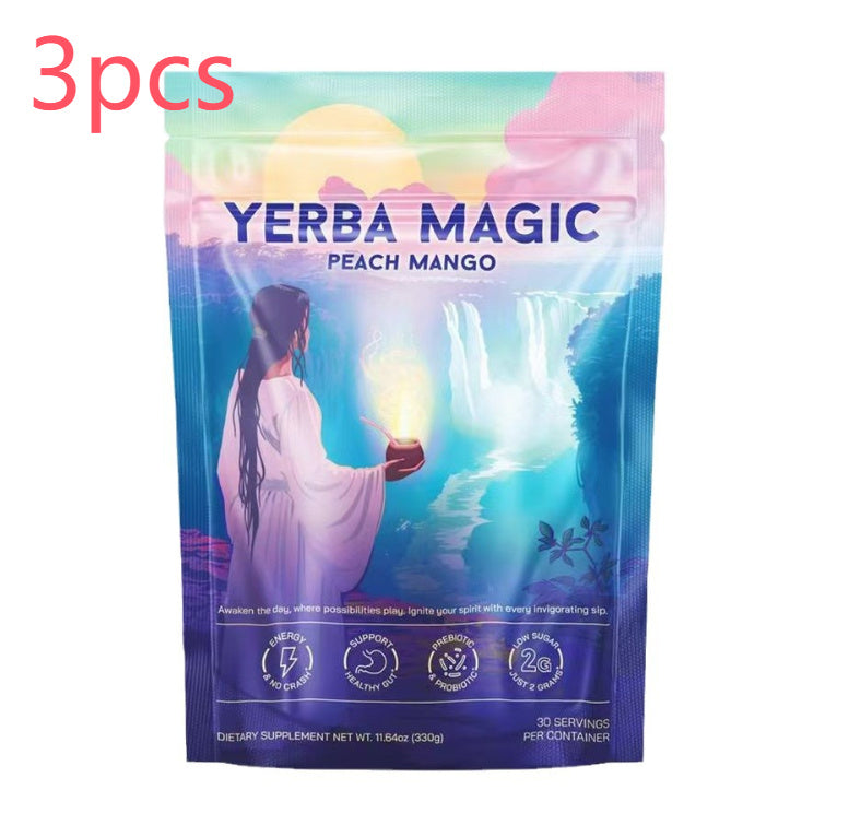 Get trendy with Myrcia Yerba Mate Instant Tea Powder - Prebiotic-Probiotic available at Hot Trends Online. Shop Now!