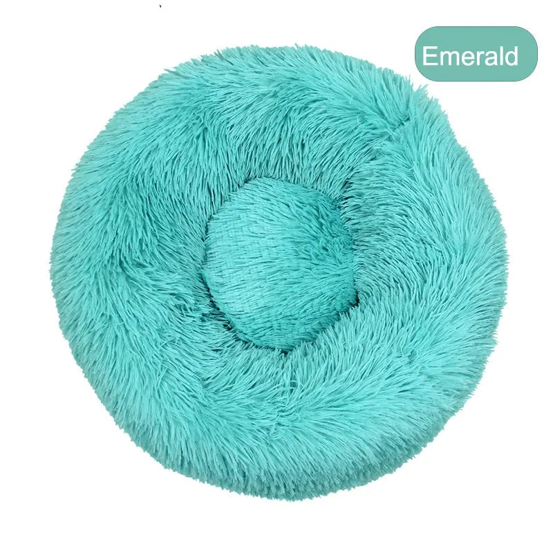 Get trendy with Soft Winter Warm Long Plush Donut Pet Bed - Pet Accessory available at Hot Trends Online. Shop Now!