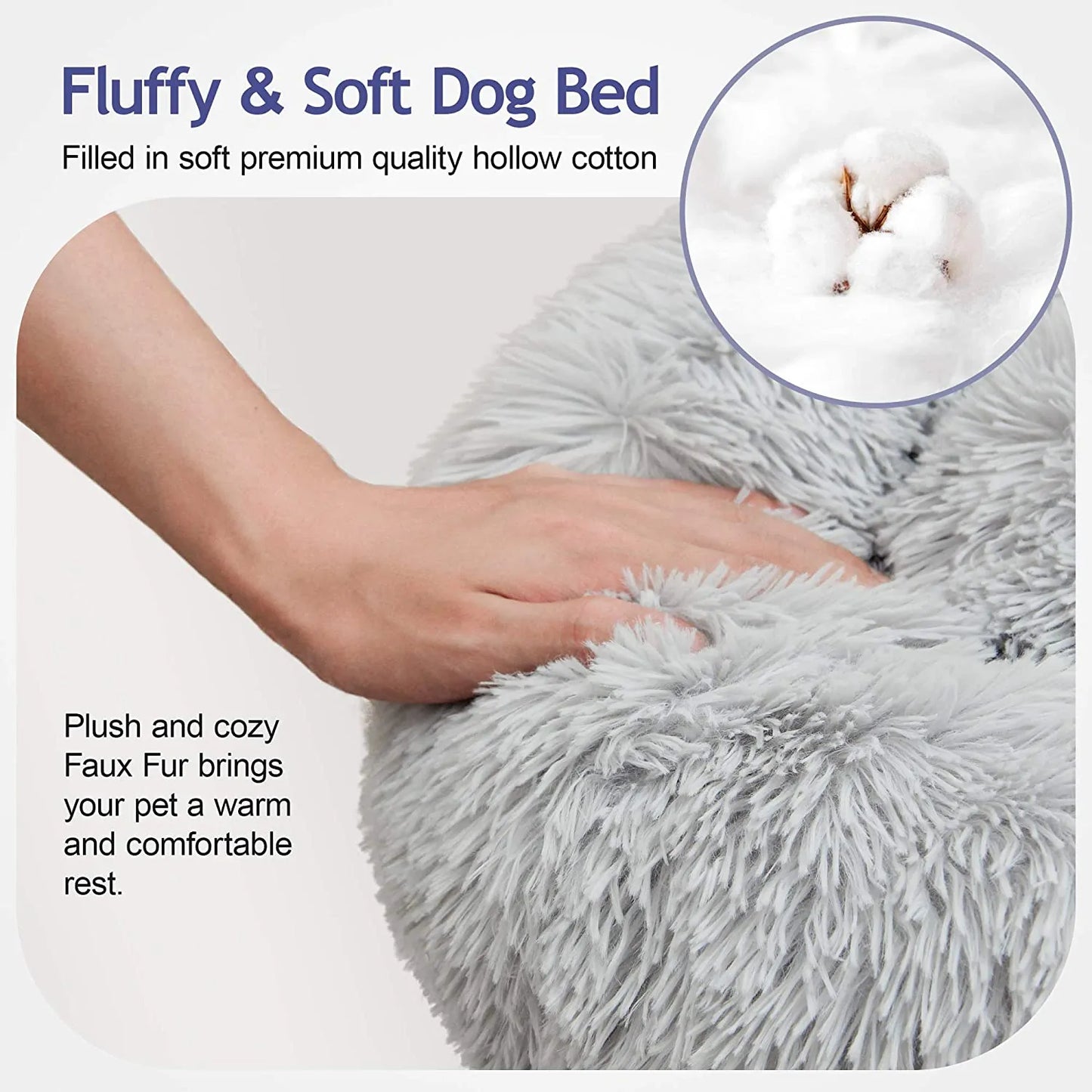 Get trendy with Soft Winter Warm Long Plush Donut Pet Bed - Pet Accessory available at Hot Trends Online. Shop Now!