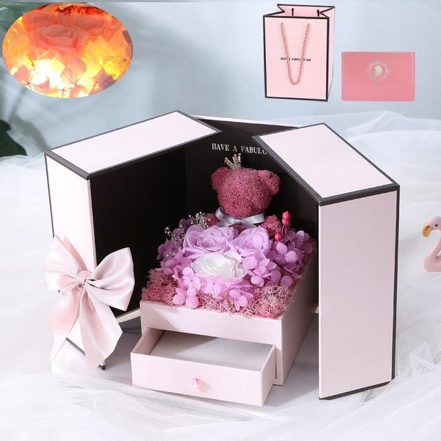 Eternal Rose Flower Gift Box - Roses Divine - Premium Eternal Rose Flower Gift Box - Just $65.99! Shop now at Hot Trends Online