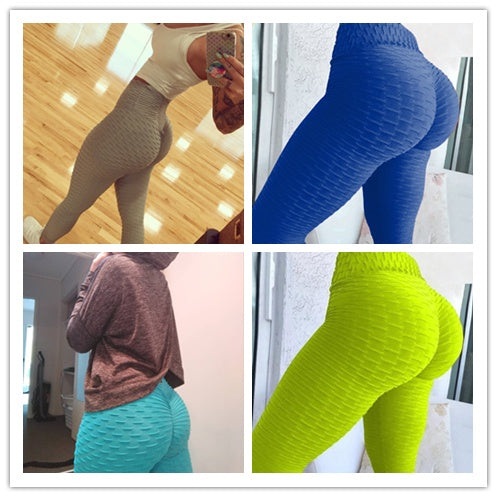 Get trendy with Booty Lifting Anti Cellulite Scrunch Leggings - Leggings available at Hot Trends Online. Shop Now!