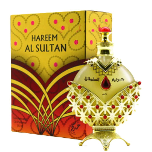 Get trendy with ORIGINAL Hareem Al Sultan Gold Perfumes- Concentrated Perfume Oil (35Ml) -  available at Hot Trends Online. Shop Now!