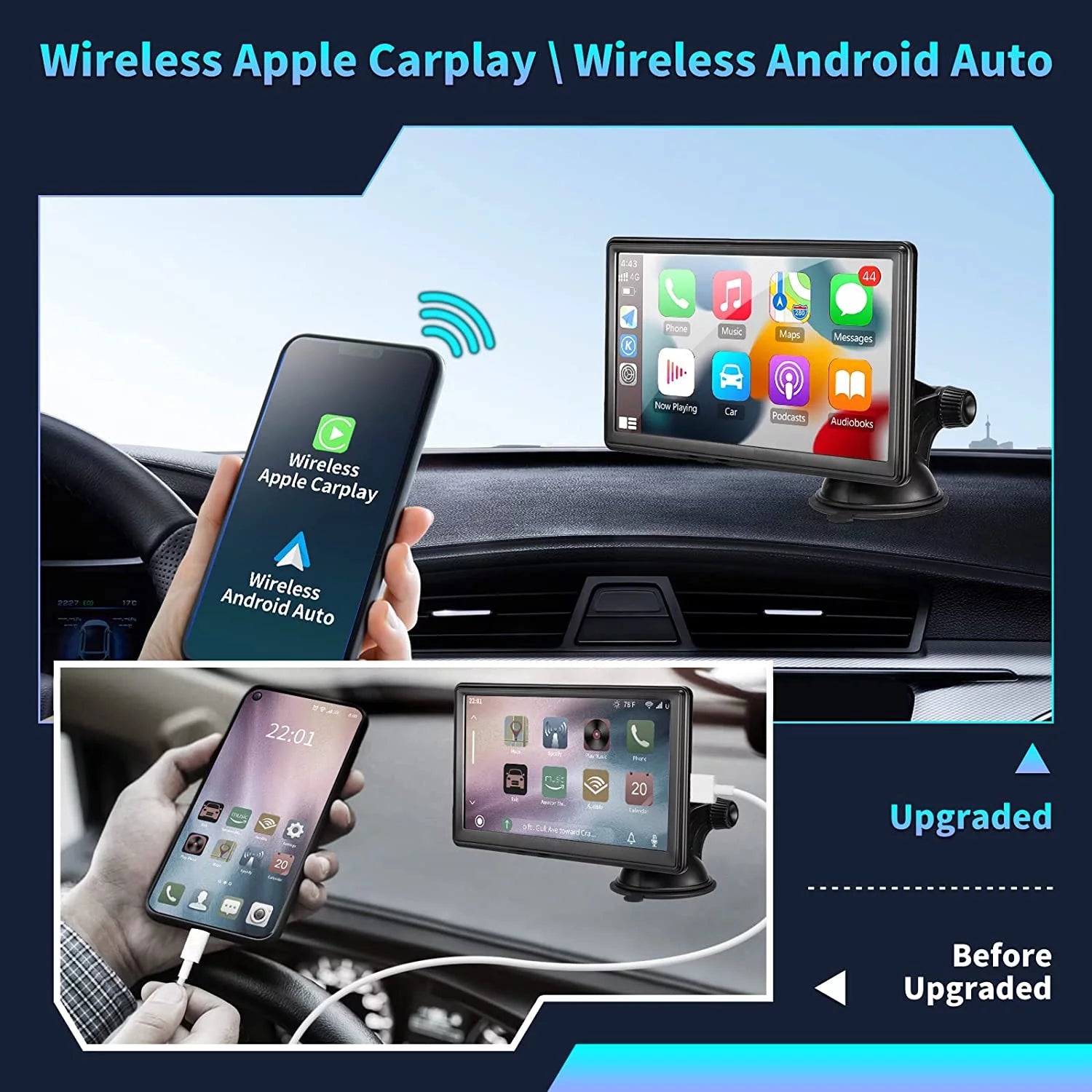 Get trendy with Bluebow 7-Inch Touchscreen Wireless Car Stereo -  available at Hot Trends Online. Shop Now!