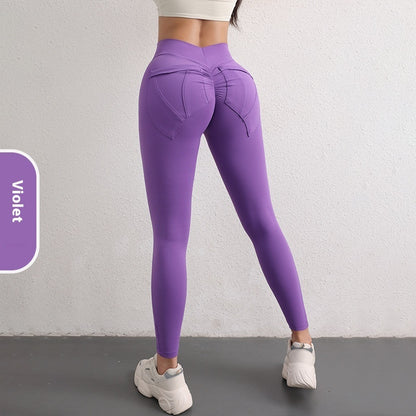Get trendy with High Waist Yoga Pants With Pockets - Leggings available at Hot Trends Online. Shop Now!