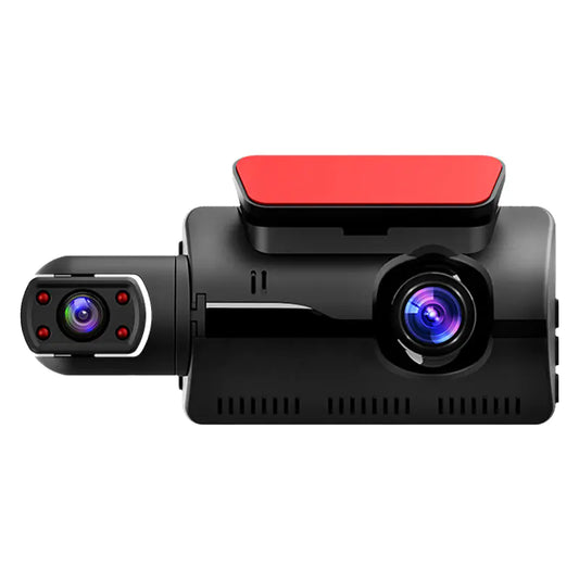 3-Inch Dual Lens 1080P Car Dash Cam 360° Recording