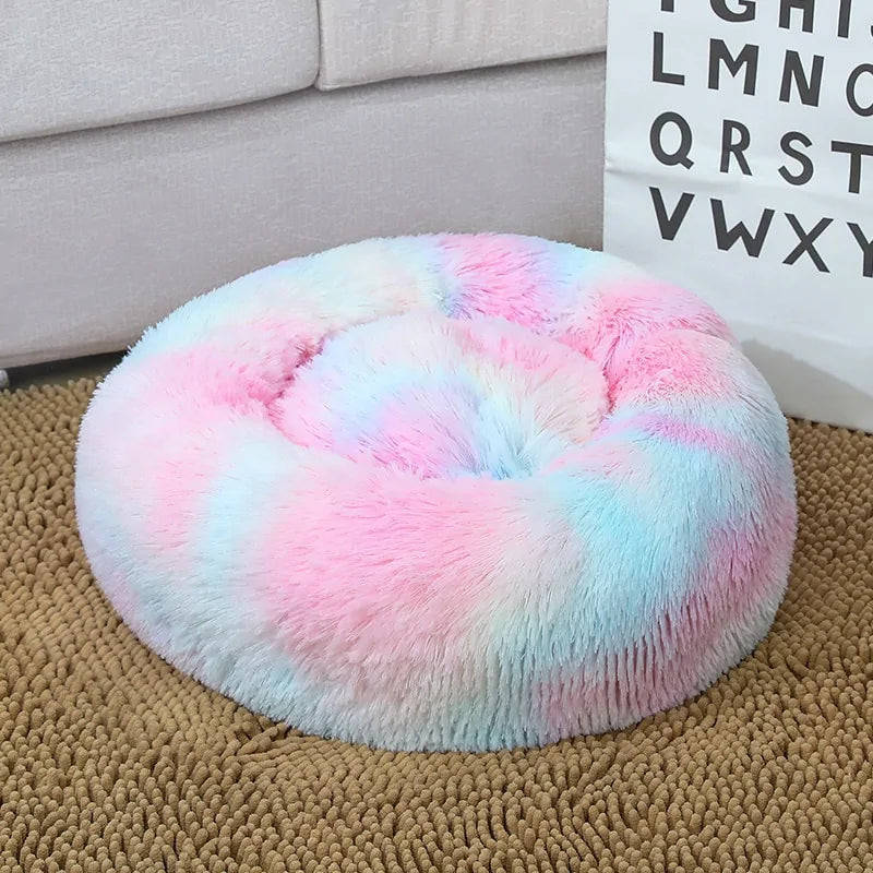 Get trendy with Soft Winter Warm Long Plush Donut Pet Bed - Pet Accessory available at Hot Trends Online. Shop Now!