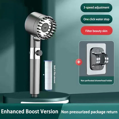 Get trendy with 3-Mode High Pressurized Filter Adjustable Shower Head -  available at Hot Trends Online. Shop Now!