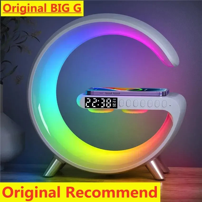 Get trendy with G Shaped Smart Atmosphere Lamp With Bluetooth Speaker -  available at Hot Trends Online. Shop Now!