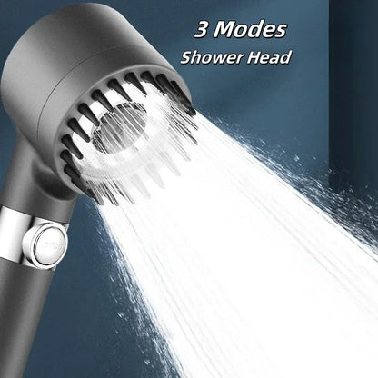 Get trendy with 3-Mode High Pressurized Filter Adjustable Shower Head -  available at Hot Trends Online. Shop Now!