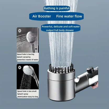 Get trendy with 4 Mode High Pressure Filtered Showerhead With One-Key Stop -  available at Hot Trends Online. Shop Now!