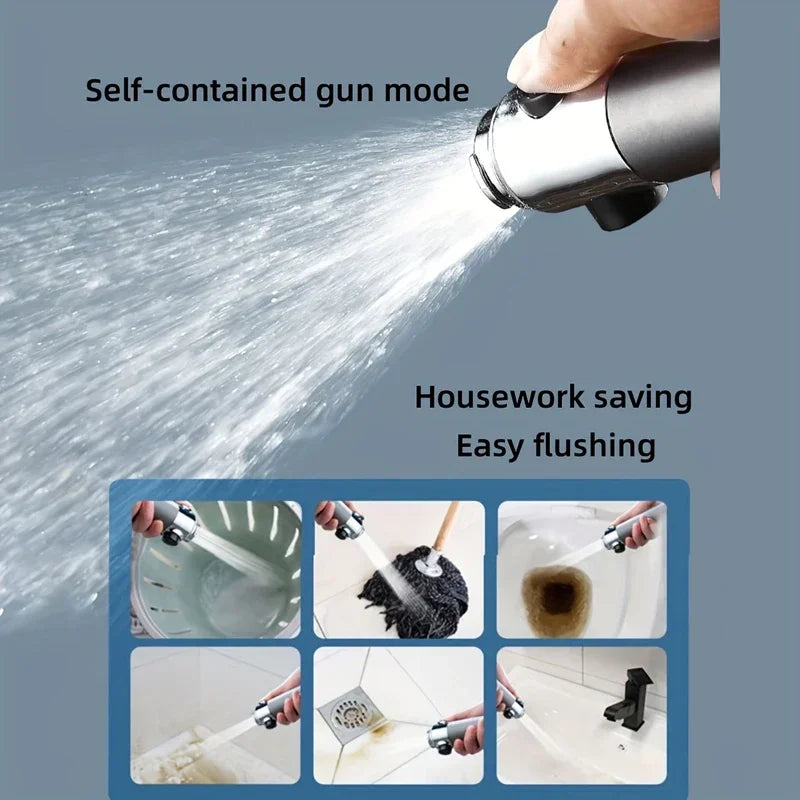 Get trendy with 4 Mode High Pressure Filtered Showerhead With One-Key Stop -  available at Hot Trends Online. Shop Now!