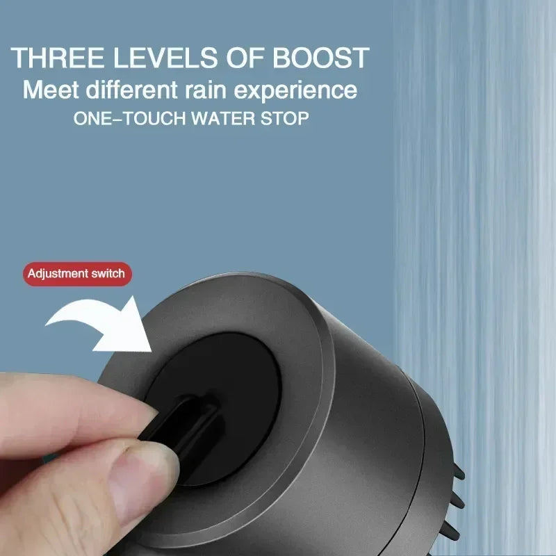 Get trendy with 3-Mode High Pressurized Filter Adjustable Shower Head -  available at Hot Trends Online. Shop Now!