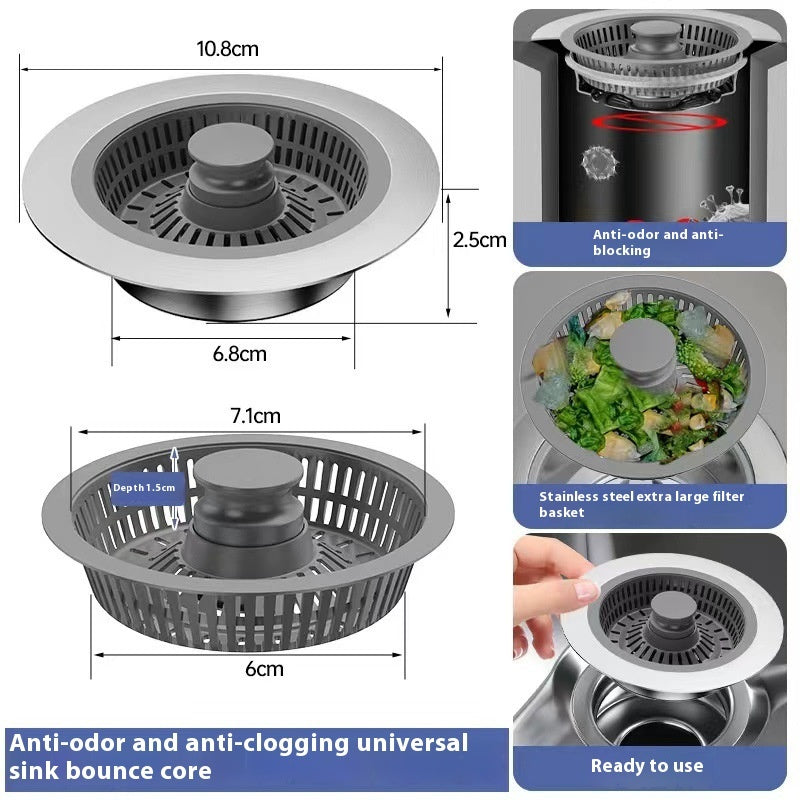 Get trendy with Stainless Steel Kitchen Sink Drain Strainer - Animals & Pet Supplies available at Hot Trends Online. Shop Now!