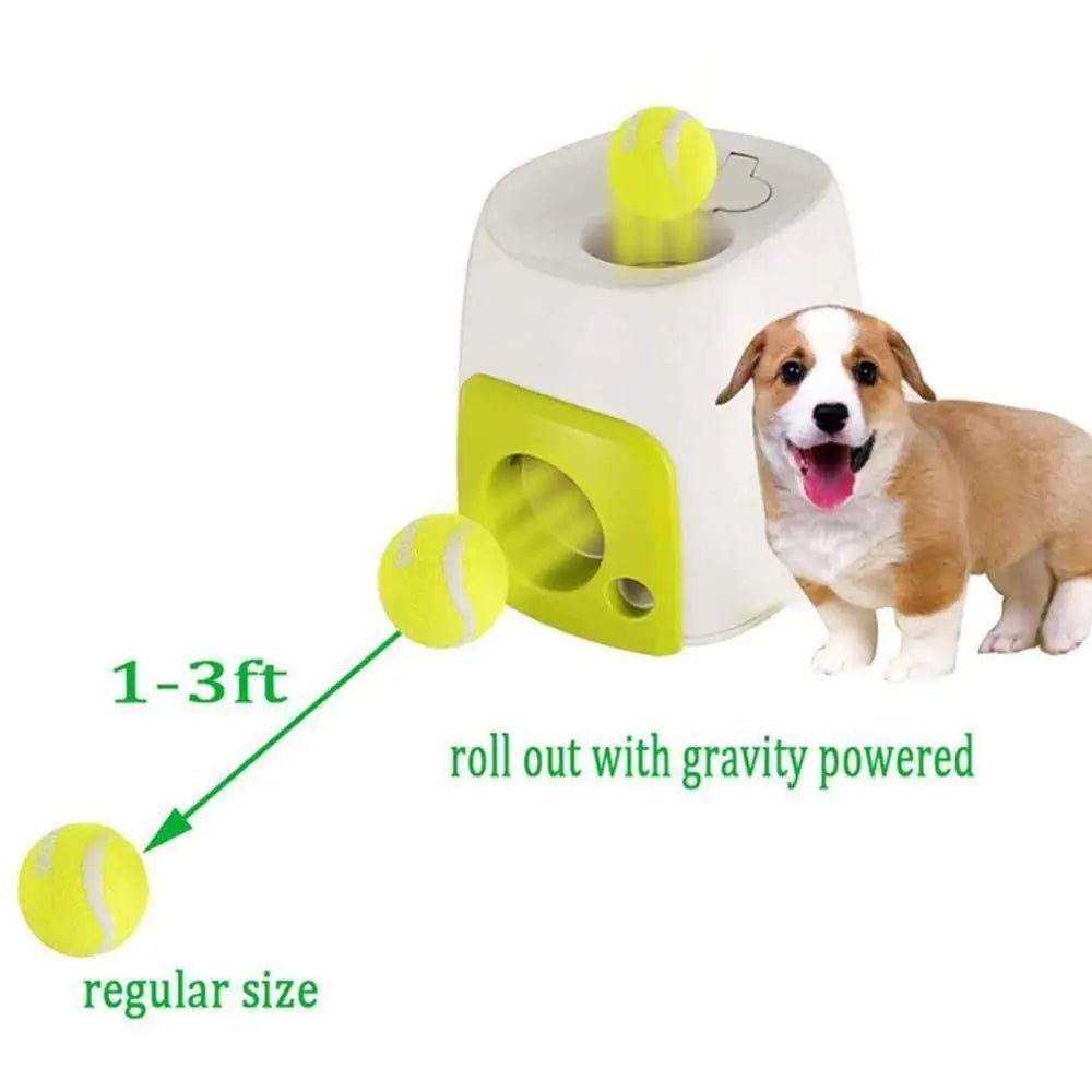 Get trendy with Automatic Interactive Pet Tennis Ball Ejector - Pet Accessory available at Hot Trends Online. Shop Now!