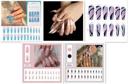 Get trendy with Black and White Ballerina Press-on Nails - Nails available at Hot Trends Online. Shop Now!