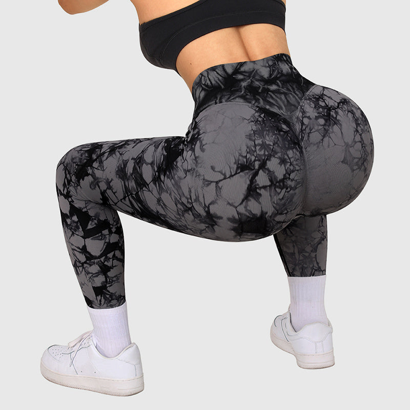 Get trendy with Seamless Tie Dye Yoga Leggings - Leggings available at Hot Trends Online. Shop Now!
