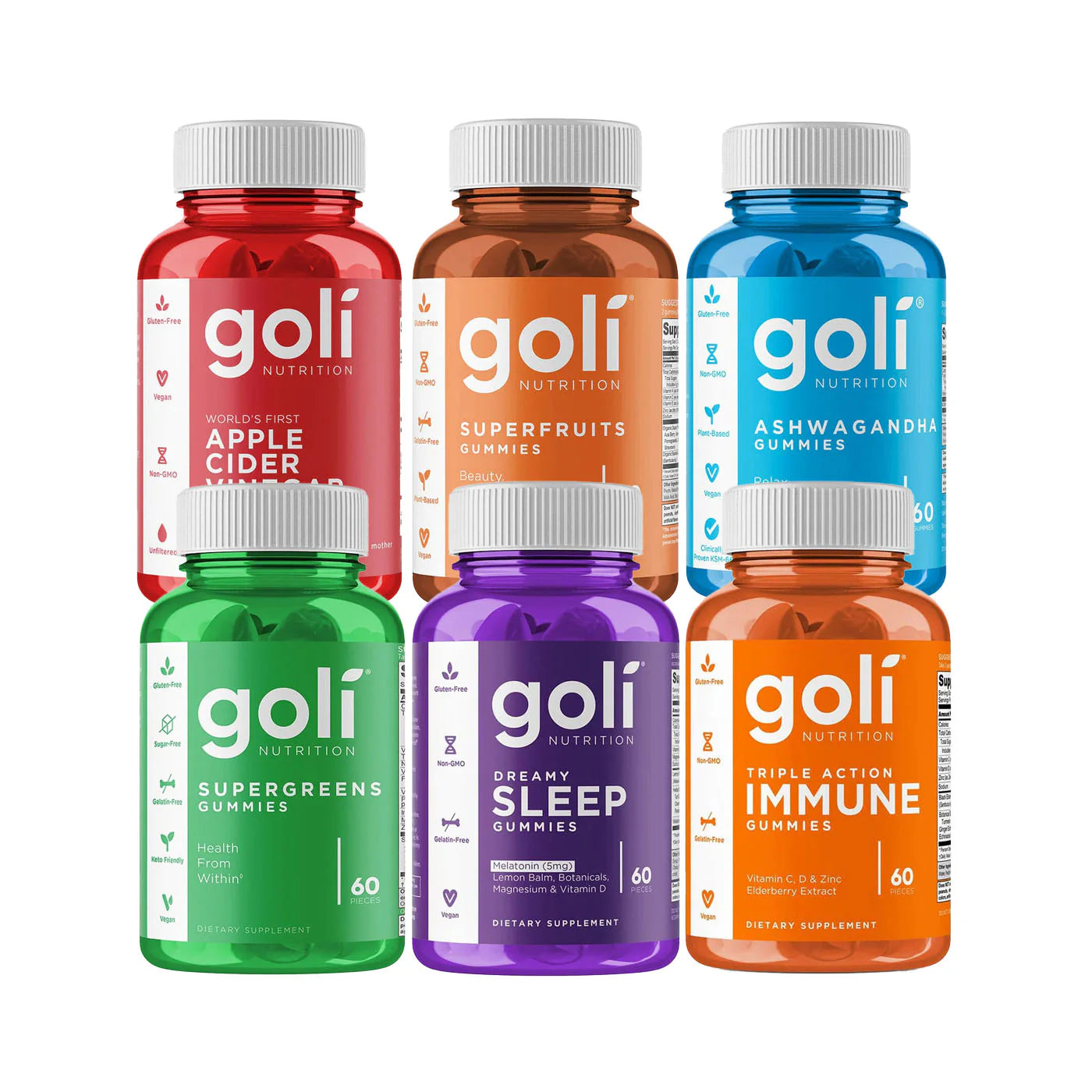 Get trendy with Goli® Nutrition Gummies Mixed Bundle Pack -  available at Hot Trends Online. Shop Now!