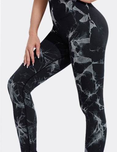 Get trendy with Seamless Tie Dye Yoga Leggings - Leggings available at Hot Trends Online. Shop Now!
