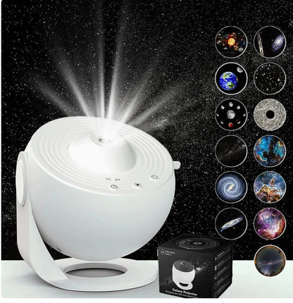 360° Rotate Galaxy Projector Night Light - Starry Sky Planetarium Lamp for Kids Bedroom