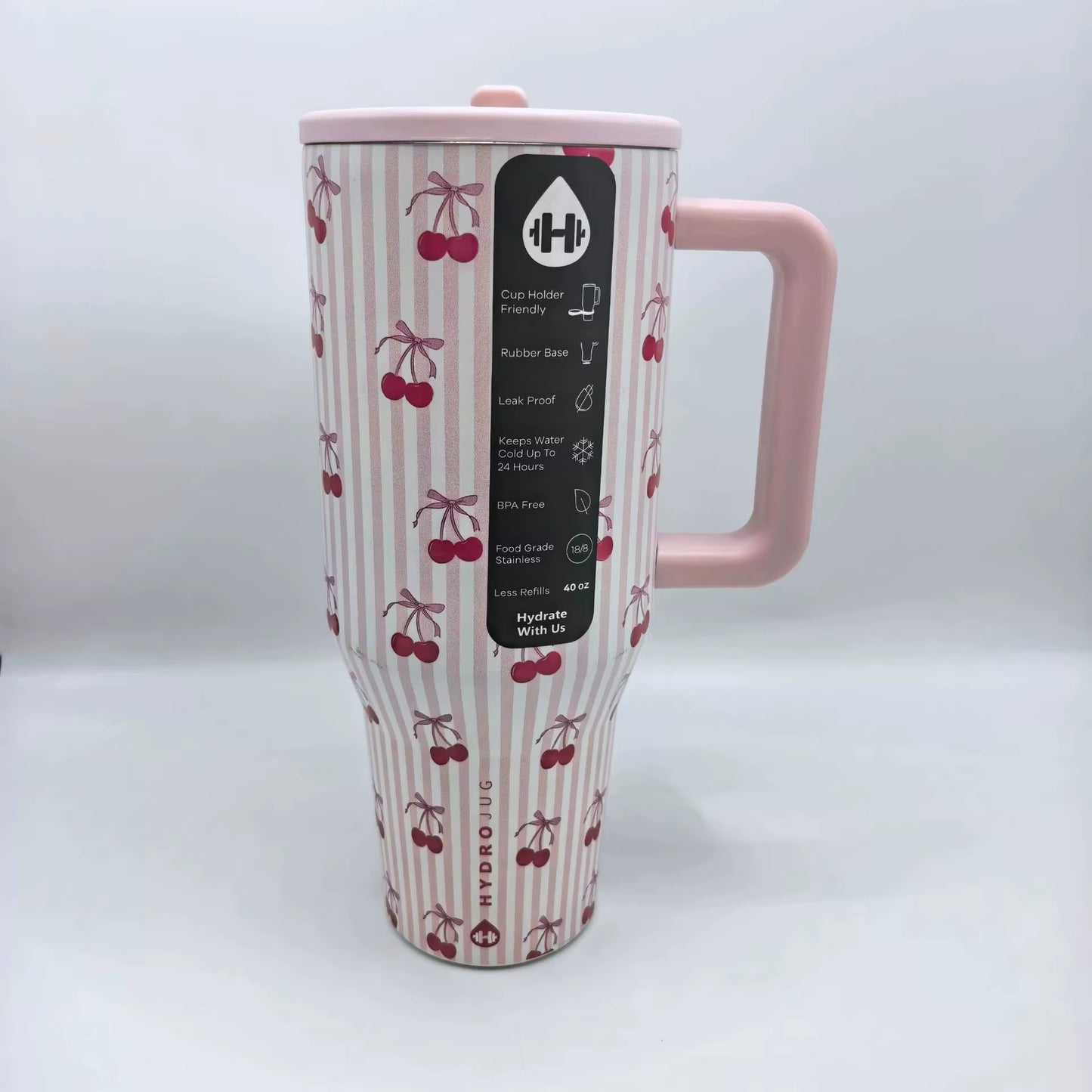 Tumbler 32OZ/40OZ Traveler Straw Lid Stainless Steel Vacuum Insulated Car Mug Double Wall Thermal Iced Travel